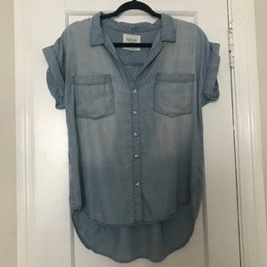 Thread & Supply Chambray Blouse